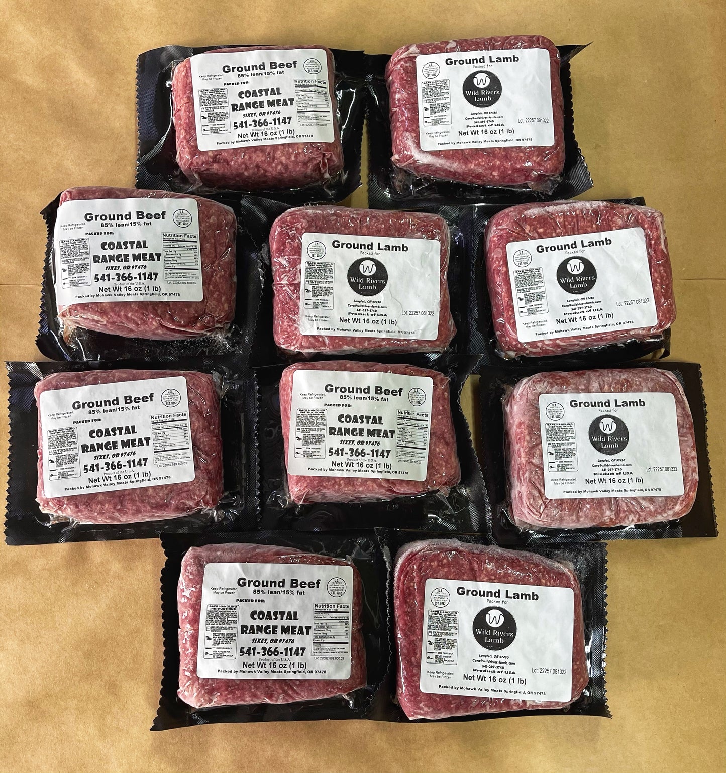 Small Ground Beef and Lamb box